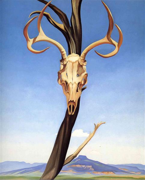 Deers Skull with Pedernal